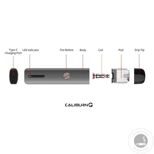 UWELL Caliburn G E-Zigaretten Starter Set