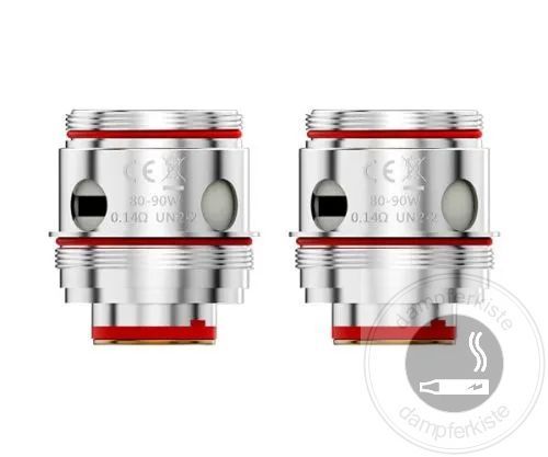 2x UWELL Valyrian 3 UN2-2 Dual Meshed-H Coil 0.14 Ohm